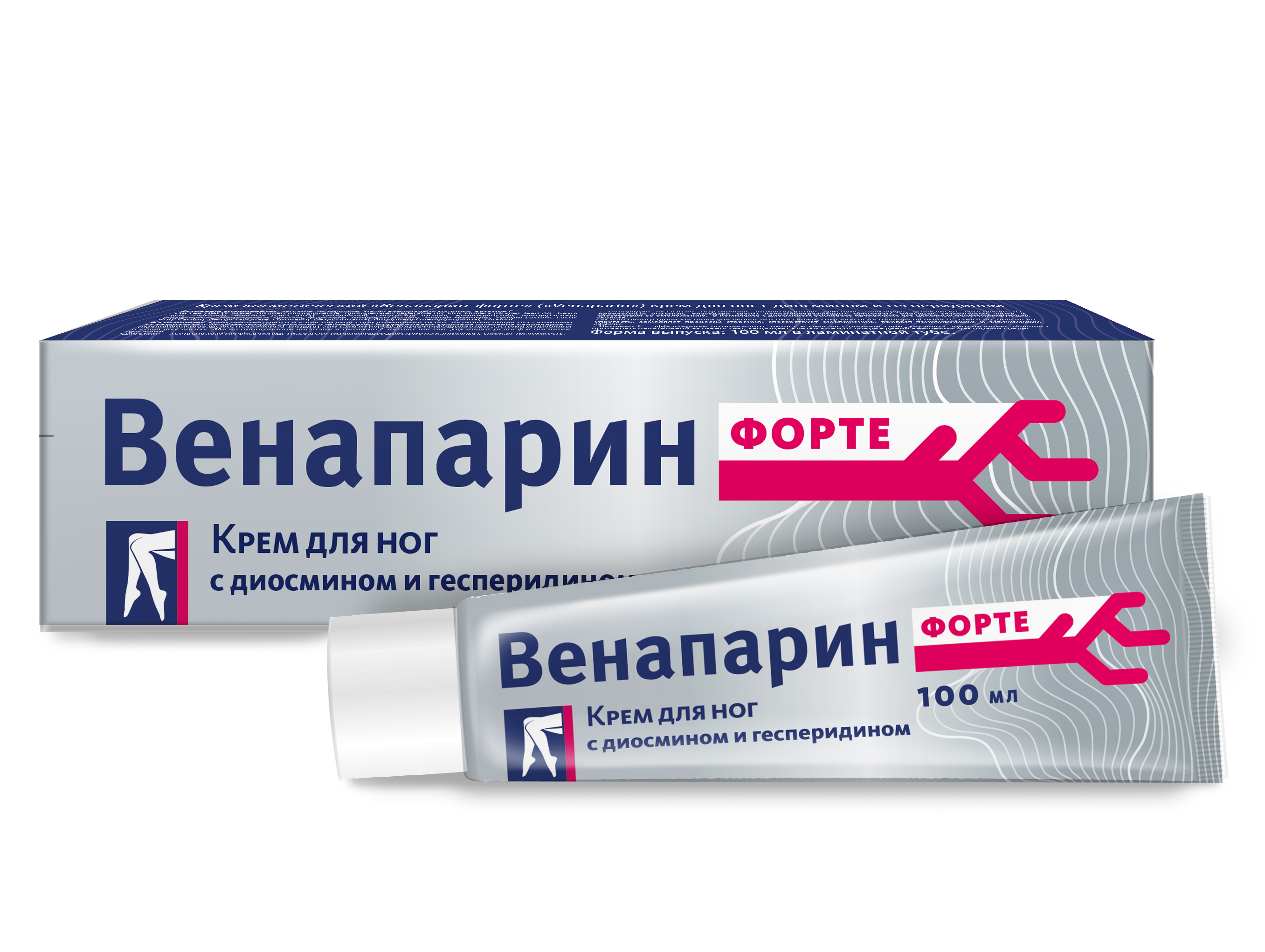 Венапарин-форте 100мл крем д/ног ВИС