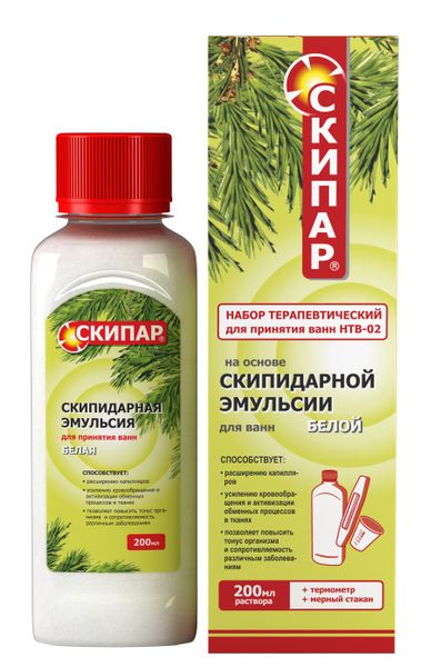 Скипар эмульсия белая 200мл д/ванн Биофармрус
